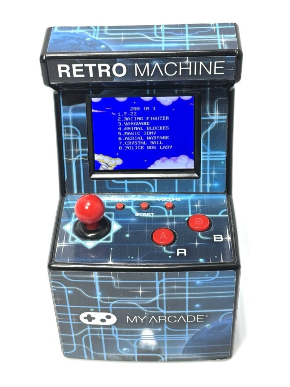 My Arcade Retro Machine Mini Arcade Cabinet 200 Handheld Games Console GUC